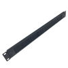 Picture of QiaoYoubang 1U Brush Cable Manager Horizontal Rack Mount Cable Management Panel with Tidy Brush Slot for Cable Entry for 19-inch Server Rack or Network Cabinet