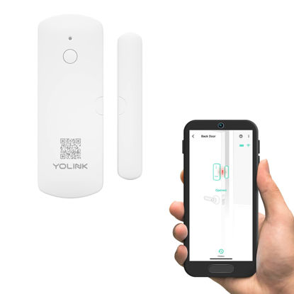 Picture of YoLink LoRa Smart Door & Window Sensor: Up to 1/4 Mile Open-Air Range, Door Left-Open Reminders, up to 5 Year Battery Life, Alexa, IFTTT, Home Assistant, Home Security