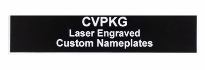 Picture of Custom Laser Engraved Pelican 1510 Nameplate (3-Text Lines, Black)