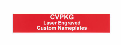 Picture of Custom Laser Engraved Pelican 1510 Nameplate (3-Text Lines, Red)