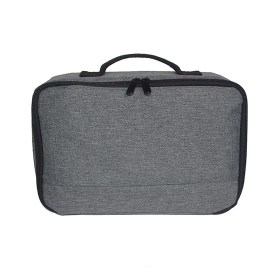 Picture of Projector Case,Entweg Portable Grey Projector Storage Bag Case Universal Carrying Bag Travel Storage Organizer for Projectors and Accessories