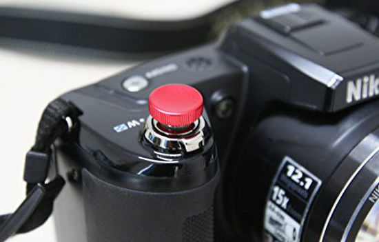 Picture of Lolumina 13MM Diameter Red Concave KN-CCV Soft-Release Button Complete Kit for Fujifilm X-T1 Sony A7