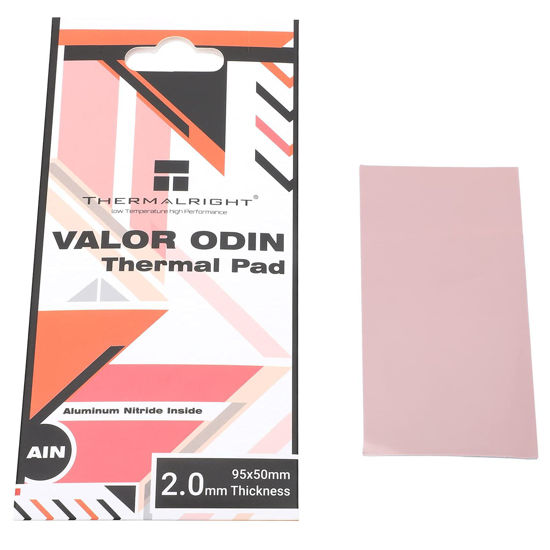 Picture of Thermalright Thermal Pad Silicone Thermal Pads 15W/mK，VALDR Odin Thermal Pad 95x50x2.0mm， Non Conductive Heat Resistance High Temperature Resistance for Laptop Heatsink/GPU/CPU/LED (2.0mm)