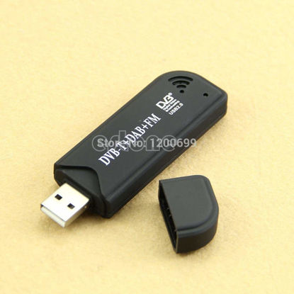 Picture of USB2.0 Digital DVB-T SDR+DAB+FM HDTV TV Tuner Receiver Stick HE RTL2832U+R820T