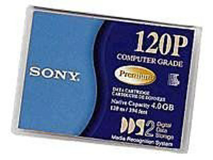 Picture of Sony® 1/8" DDS-2 Data Cartridge, 120m, 4GB Native/8GB Compressed Data Capacity