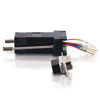 Picture of C2G 02947 RJ45 to DB9 Male Serial RS232 Modular Adapter, Black 1.5 Inch