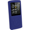 Picture of iGadgitz Blue Silicone Skin Case Cover for Sony Walkman NWZ-E384 4GB 8GB + Screen Protector