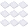 Picture of LARATH 10 Pack SD Card Holder Plastic SD MMC SDHC Memory Card Case Holder Transparent Clear Cards Protection Sleeves Card Protector Cards Organizer Storage Case