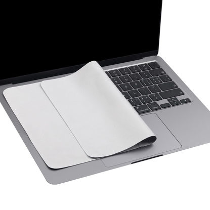 Picture of Microfiber Liner Cleaning Cloth 13" with Screen Keyboard Imprint Protection, Laptop Keyboard Protector Compatible with MacBook Pro/AIR 13" and MacBook PRO 14"