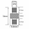 Picture of onelinkmore SMA Connector FPV Antennas Radio Adapter SMA Female to Female Barrel Adapter Antenna Jack Adapter SMA to SMA Coupler Adapter for Antennas Wireless LAN Devices Coaxial Cable Pack of 2