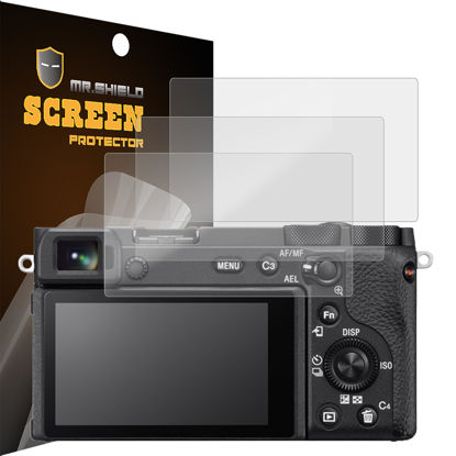 Picture of Mr.Shield [3-PACK] Screen protector for Sony Alpha A6600 A6100 A6400 A6000 A5000 A6300 NEX-7 NEX-3N NEX-5 NEX-6L [NOT for a6500/a5100] Anti-Glare [Matte] Screen Protector (PET Material)