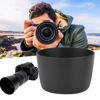 Picture of Lens Mount Hood,ET-60 ABS Plastic Lens Hood Replacement Photography Accessory for Canon EF-S 55-250mm f / 4-5.6 IS 90-300mm f / 4.5-5.6 75-300mm,for Backlight,Side Light,Flash,Night Photography