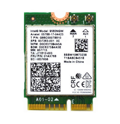 Picture of Intel 9560NGW Wireless-AC 9560 802.11AC WLAN PCI-Express Bluetooth 5.1 WiFi Card G86C0007S810