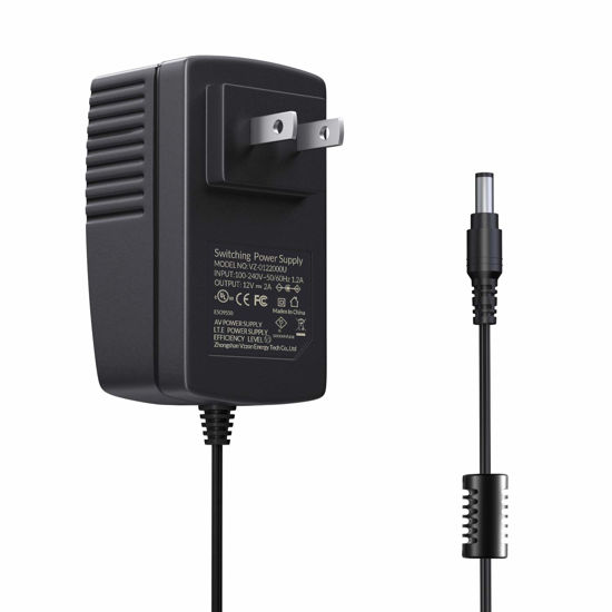 Picture of ZOSI AC 100-240V to DC 12V 2A Power Supply Adapter for CCTV Security Surveillance Camera DVR System