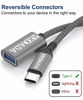 Picture of USB C to USB 3.0 Adapter 3.3ft,Type C Male to USB A Female Adapter USB-C to USB Adapter,OTG Cable to USB Adapter Compatible with MacBook Pro 2019 2018 2017, Samsung Galaxy S20 S20+ Ultra S8 S9 Note 10