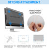 Picture of Aniboow Plastic Slide Mount Adhesive Strips for Privacy Screen, Replacement Set of Holder Tabs Double Sided Adhesive Stickers for Computer Monitors and Laptops Privacy Filter