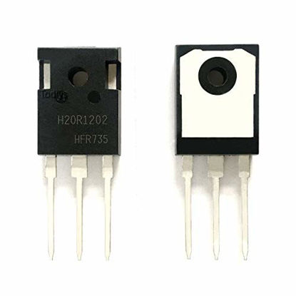 Picture of Todiys New 5Pcs for H20T120 20R1202 20R1203 H20R1203 20T120 IHW20T120 20A 1200V TO-247 Induction Cooker IGBT Power Tube IC H20R1202