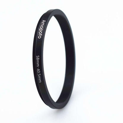 Picture of 58mm to 40.5mm Camera Filters Ring Compatible All 58mm Camera Lenses to 40.5mm UV CPL Filter Accessory,58-40.5mm Camera Step-Down Ring