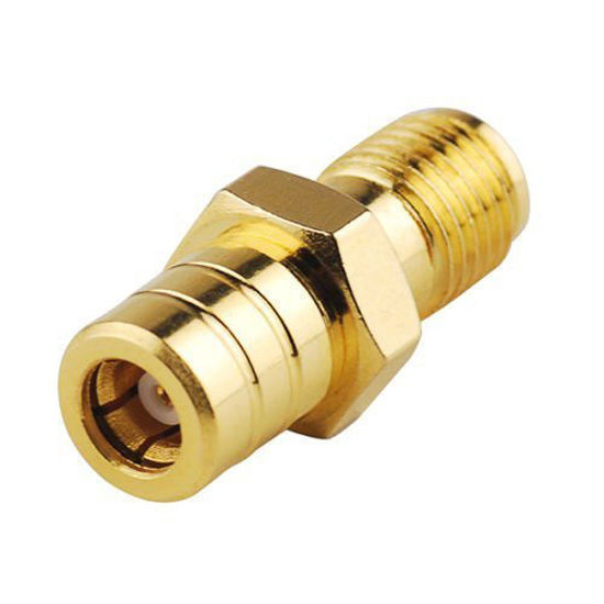 Picture of DHT Electronics RF coaxial coax adapter connector SMA female to SMB female