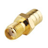 Picture of DHT Electronics RF coaxial coax adapter connector SMA female to SMB female