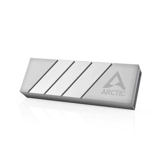 Picture of ARCTIC M2 Pro - Heatsink Cooler for M.2 2280 SSD, with ARCTIC TP-3 thermal pads, compatible with PC & gaming consoles, for dual and single-sided SSDs - Silver