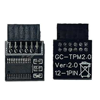 Picture of Cingc TPM 2.0 encryption Security Module, Remote Card Compatible with WIN11 2.0 System, Version 9665, Dedicated Card 12 14 18 20 pin-GIGABYTE 12Pin LPC