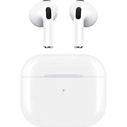 Picture of Skinit Decal Audio Skin Compatible with Apple AirPods (3rd Gen, 2021) - Skinit Originally Designed White Design