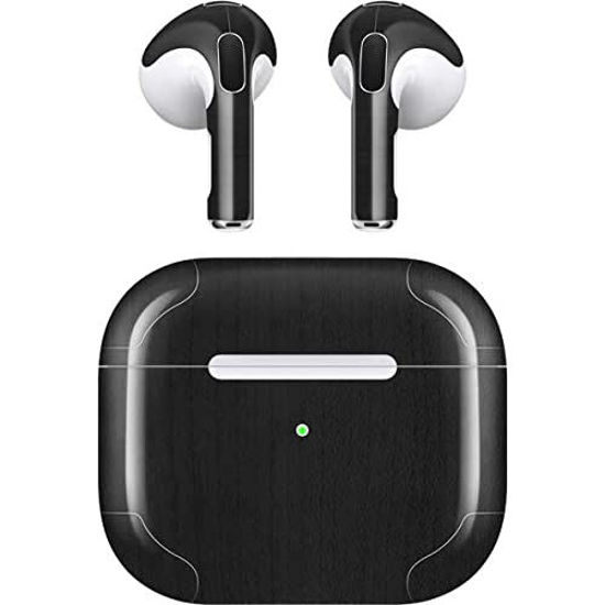 Picture of Skinit Decal Audio Skin Compatible with Apple AirPods (3rd Gen, 2021) - Skinit Originally Designed Ebony Wood Design