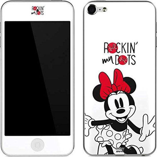 Picture of Skinit Decal MP3 Player Skin Compatible with iPod Touch (6th Gen 2015) - Officially Licensed Disney Minnie Mouse Rockin My Dots Design