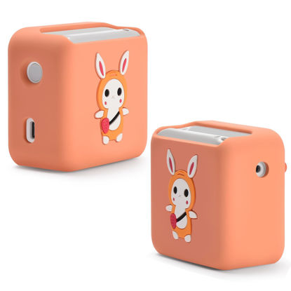 Picture of Protective Cover Carrying Silicone Travel Case Compatible with Yoto Mini - Kids Audio & Music Player (Orange)