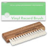 Picture of Vinyl Record Goat Hair Brush by Vinyl Supply Co. - 100% All-Natural Wood Vinyl Care Kit - Goat Hair Vinyl Record Brush, Velvet Brush Pad, & Stylus Brush Cleaner (Goat Hair Brush)