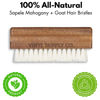 Picture of Vinyl Record Goat Hair Brush by Vinyl Supply Co. - 100% All-Natural Wood Vinyl Care Kit - Goat Hair Vinyl Record Brush, Velvet Brush Pad, & Stylus Brush Cleaner (Goat Hair Brush)