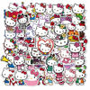 Picture of 100Pcs Hello Kitty Stickers Pack Kitty White Theme Waterproof Sticker Decals for Laptop Water Bottle Skateboard Luggage Car Bumper Hello Kitty Stickers for Girls Kids Teens