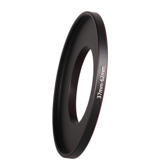 Picture of 37mm Lens to 62mm Camera Lens Adapter,37mm to 62mm Filter Step up Ring Adapter Ring,Compatible with All 62mm UV,CPL,ND,Lens Hood,Threaded Lens ect.