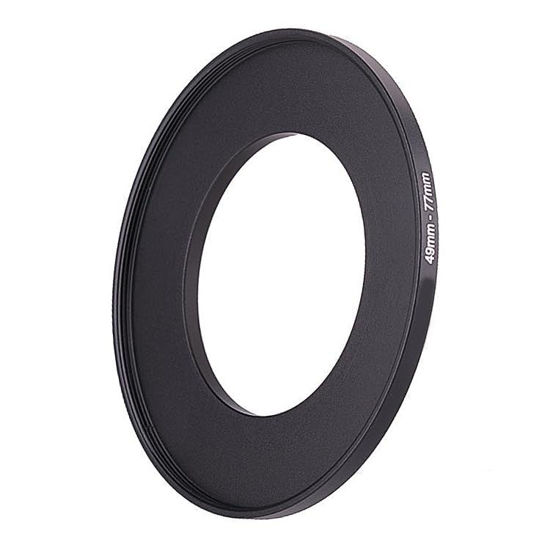 Picture of 49mm Lens to 77mm Camera Lens Adapter,49mm to 77mm Filter Step up Ring Adapter Ring,Compatible with All 77mm UV,CPL,ND,Lens Hood,Threaded Lens ect.