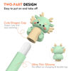 Picture of NIUTRENDZ Cute Cow Apple Pencil Case for Apple Pencil 2nd Generation Case Silicone Protective Cover Sleeve Skin Accessories (Green Dragon, Apple Pencil 2nd Generation)