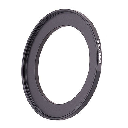 Picture of 52mm Lens to 67mm Camera Lens Adapter,52mm to 67mm Filter Step up Ring Adapter Ring,Compatible with All 67mm UV,CPL,ND,Lens Hood,Threaded Lens ect.