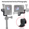 Picture of HSU 90 Degree Aluminum Vertical Bracket Adapter Elbow Mount for GoPro Hero 12/11/ 10/9 Black