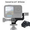 Picture of HSU 90 Degree Aluminum Vertical Bracket Adapter Elbow Mount for GoPro Hero 12/11/ 10/9 Black