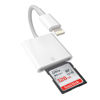 Picture of Apple MFi Certified Apple Lightning to SD Card Reader for iPhone, Trail Game Camera Viewer Memory Card Reader for iPhone, SD Card Adapter to iPhone 14/13/12/11/XS/XR/X/SE/8/7/iPad, Plug and Play