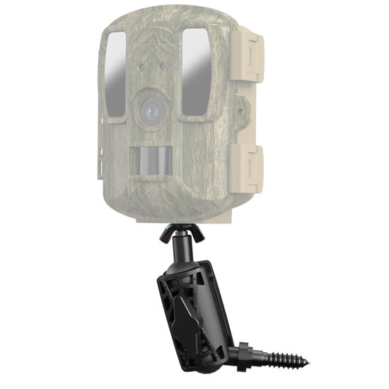 Picture of ORIPIK Adjustable Trail Camera Tree Mount: Game Camera Outdoor Mounting Bracket Holder with Double 360° Swivel Tilt Ball Joints, 1 Pack