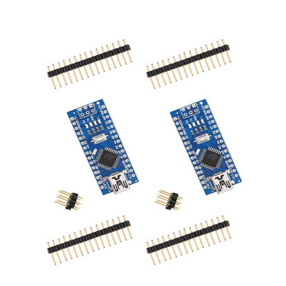 Picture of Nano V3.0 Board for Arduino CH340/ATmega328P, Nano V3.0 Compatible 2 Pack Without USB Cable