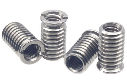 Picture of HITHUT Stainless Steel 1/4"-20 Female to 3/8"-16 Male Screw Adapter 4 Pieces 16.5mm Height