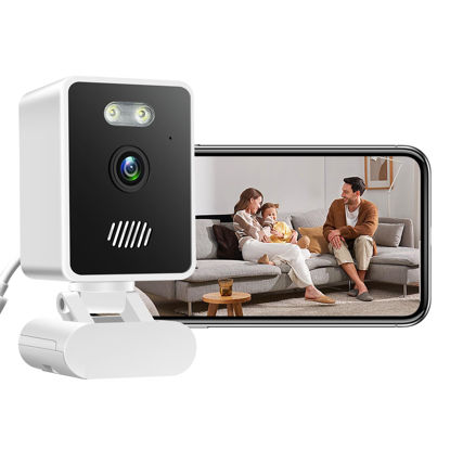 Picture of runofast Indoor Security Camera for Baby Monitor,1080P Home Security Camera w/ 2-Way Audio,Motion Detection,Cloud & SD Card Storage,Night Vision(2.4G WiFi Connection)