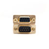 Picture of Arnorin DB9 Null Modem Adapter Male to Female Slimline Data Transfer Serial Port Adapter Gold Plated 2 Pack