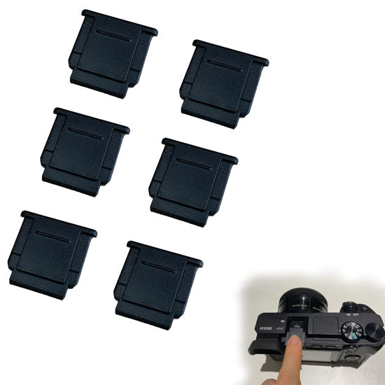 Picture of 6PCS Camera Hot Shoe Cover Protector Cap for Sony ZV-1 II ZV-E1 ZV-1F FX30 ZV-E10 A7C A6000 A6100 A6300 A6400 A6500 A6600 A7R V A7RIV A7IV A7 IV III