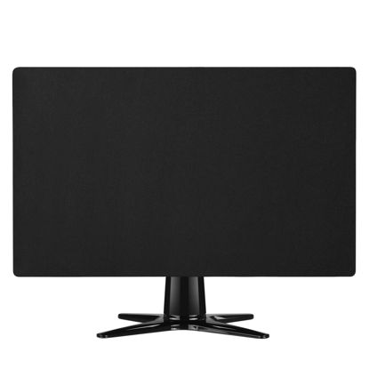 Picture of Elastic soft cloth computer dust cover black for 17/18/19/20/21 inch computer monitor and most brands of flat screen TV (17 to 21 inches)