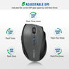 Picture of E-YOOSO Wireless Mouse, Computer Mouse 18 Months Battery Life Cordless Mouse, 5 Level 4800 DPI, 6 Button Ergo Wireless Mice, 2.4G Portable USB Wireless Mouse for Laptop, Mac, Chromebook, PC, Windows