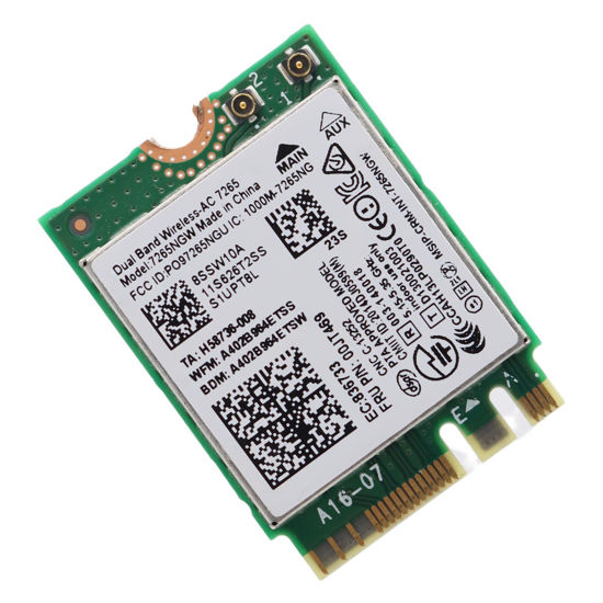 Picture of Deal4GO 7265AC 7265NGW 802.11ac 867Mbps 00JT469 M.2 Wireless WiFi Card Replacement for Lenovo ThinkPad E450 E550 E555 L450 T450s T550 W550 X250 X1 Carbon 2nd Gen