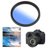 Picture of Lens Filter 58mm Gradient Filter Multilayer Coating Waterproof Gradual Colour Lens Filter for Camera Filters for Various Effects (Blue)